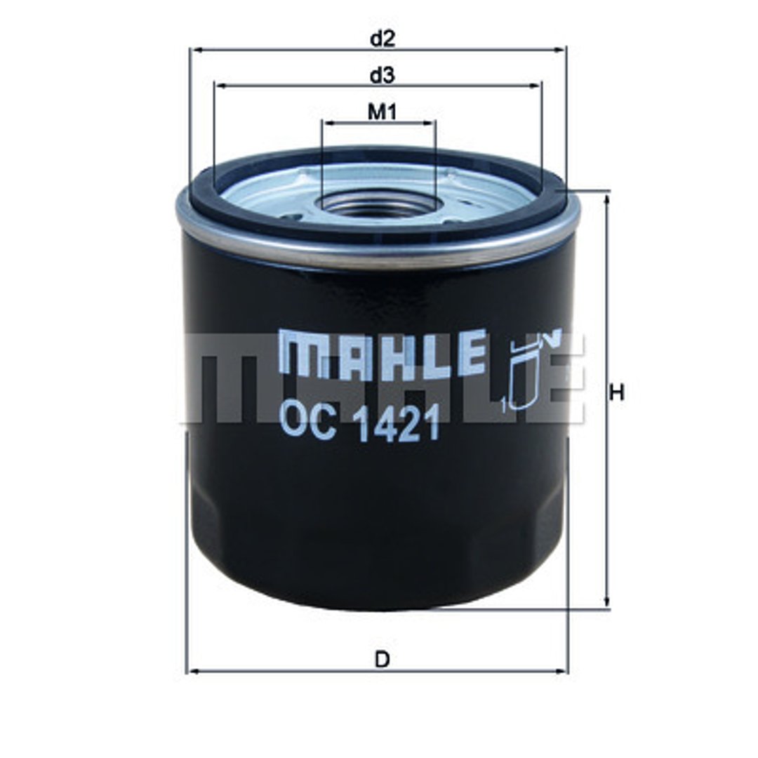 Filtr oleju MAHLE OC 1421
