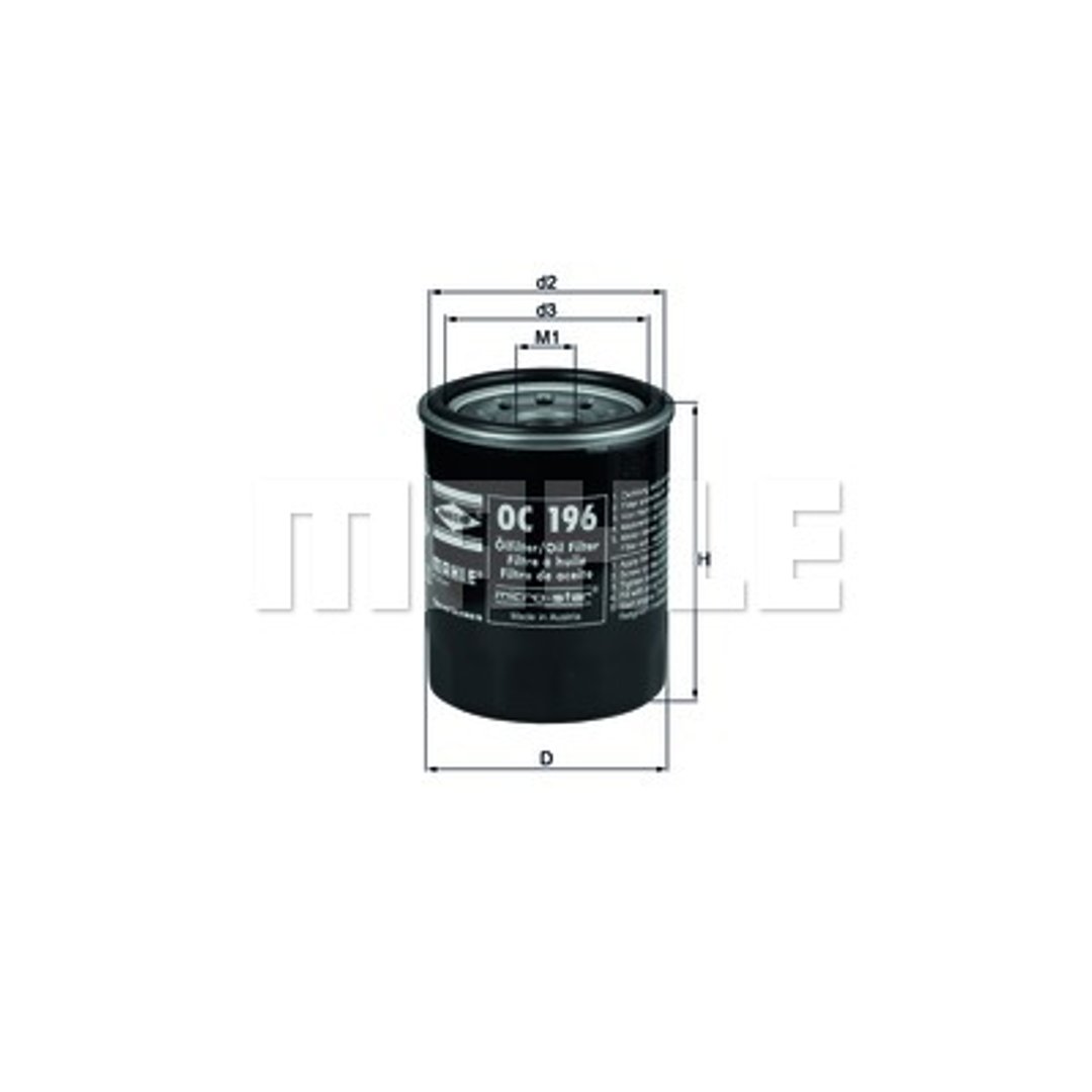 Knecht Filtr Oleju OC 196