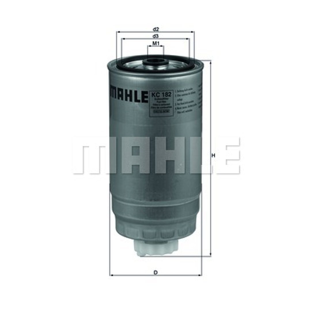 Filtr paliwa Mahle KC 182