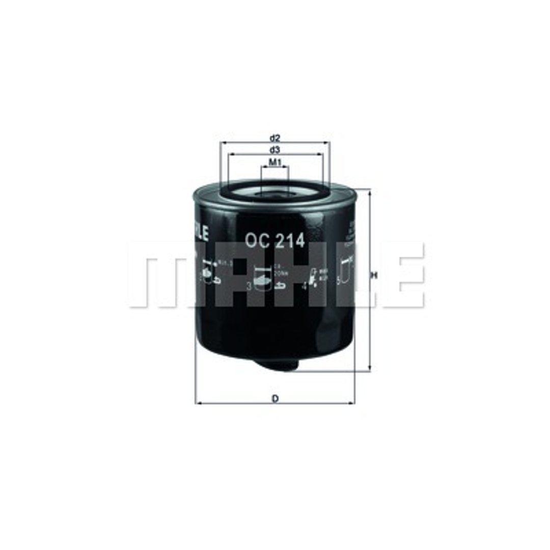 MAHLE ORIGINAL Filtr oleju OC 214