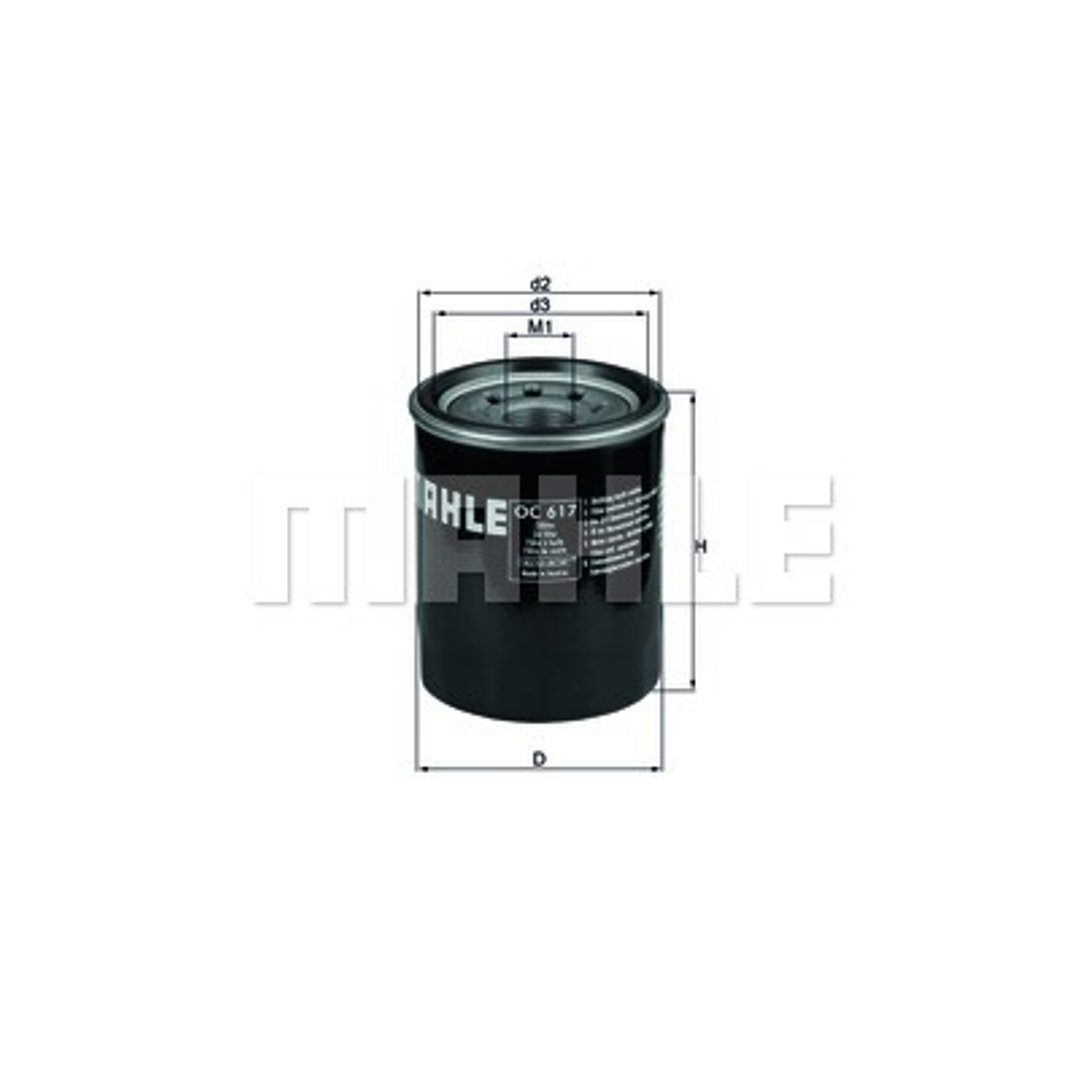 Filtr oleju KNECHT OC 617