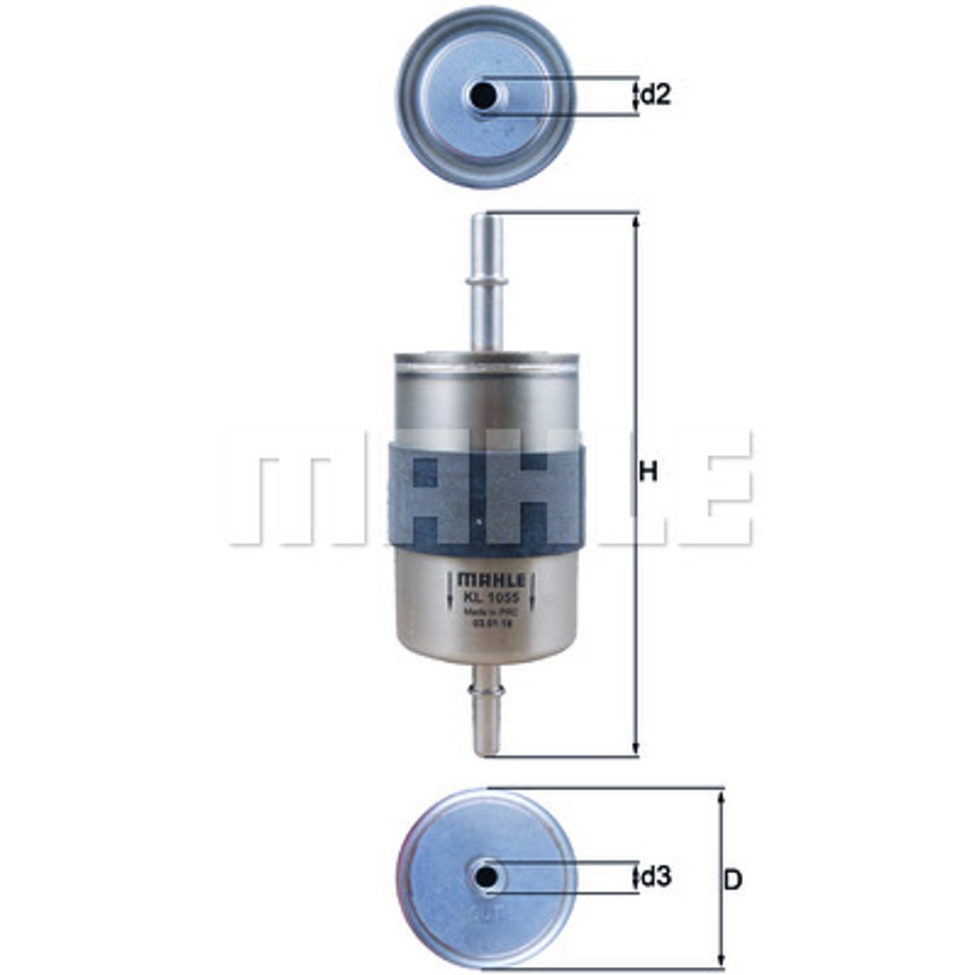 Filtr paliwa Mahle KL 1055