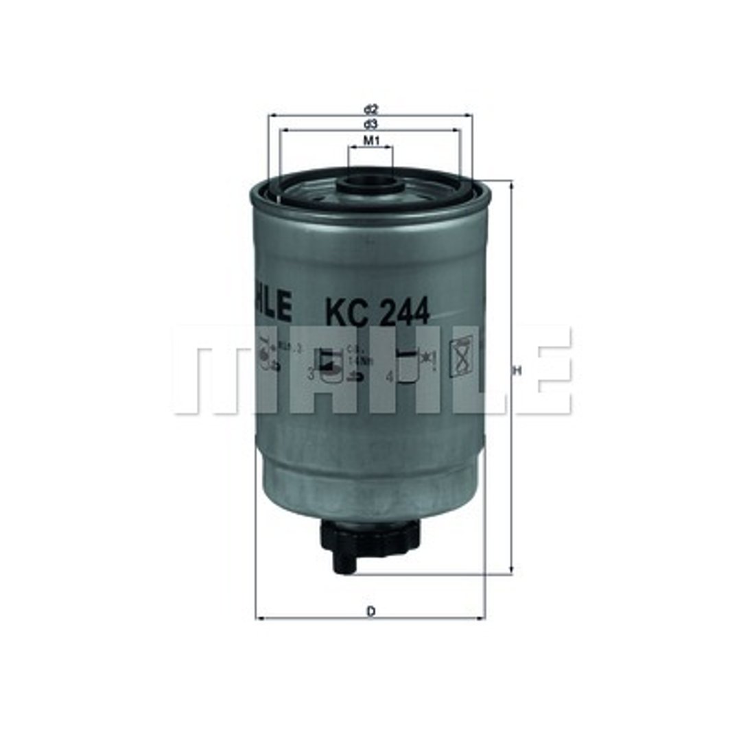 KNECHT filtr paliwa KC24 - Scania, Volvo