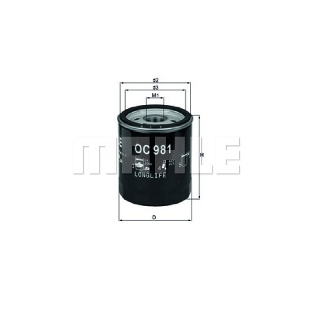 Filtr oleju KNECHT OC 981