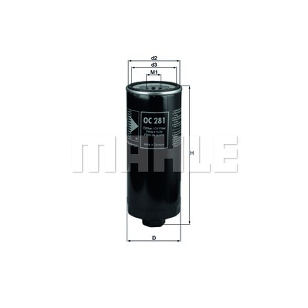 Knecht Filtr oleju OC 281