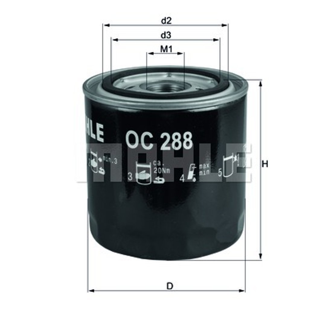 Knecht Filtr Oleju OC 288
