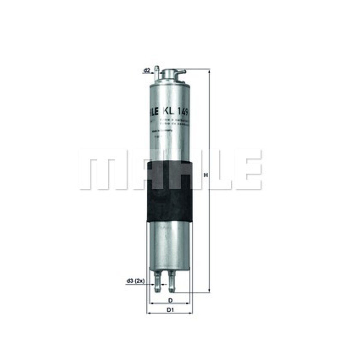 MAHLE KL 149 Filtr paliwa
