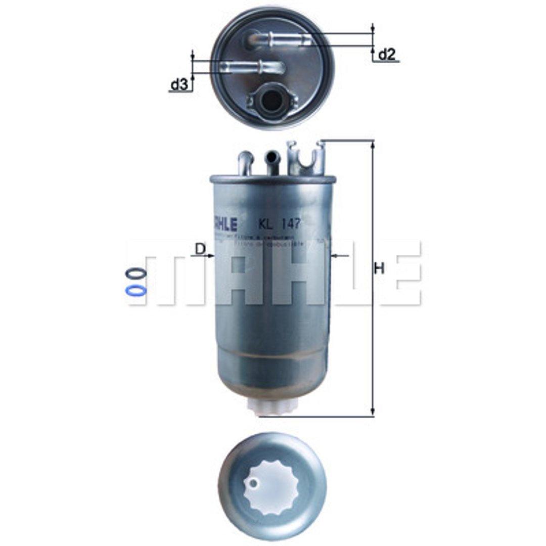 KNECHT Filtr paliwa KL 147D