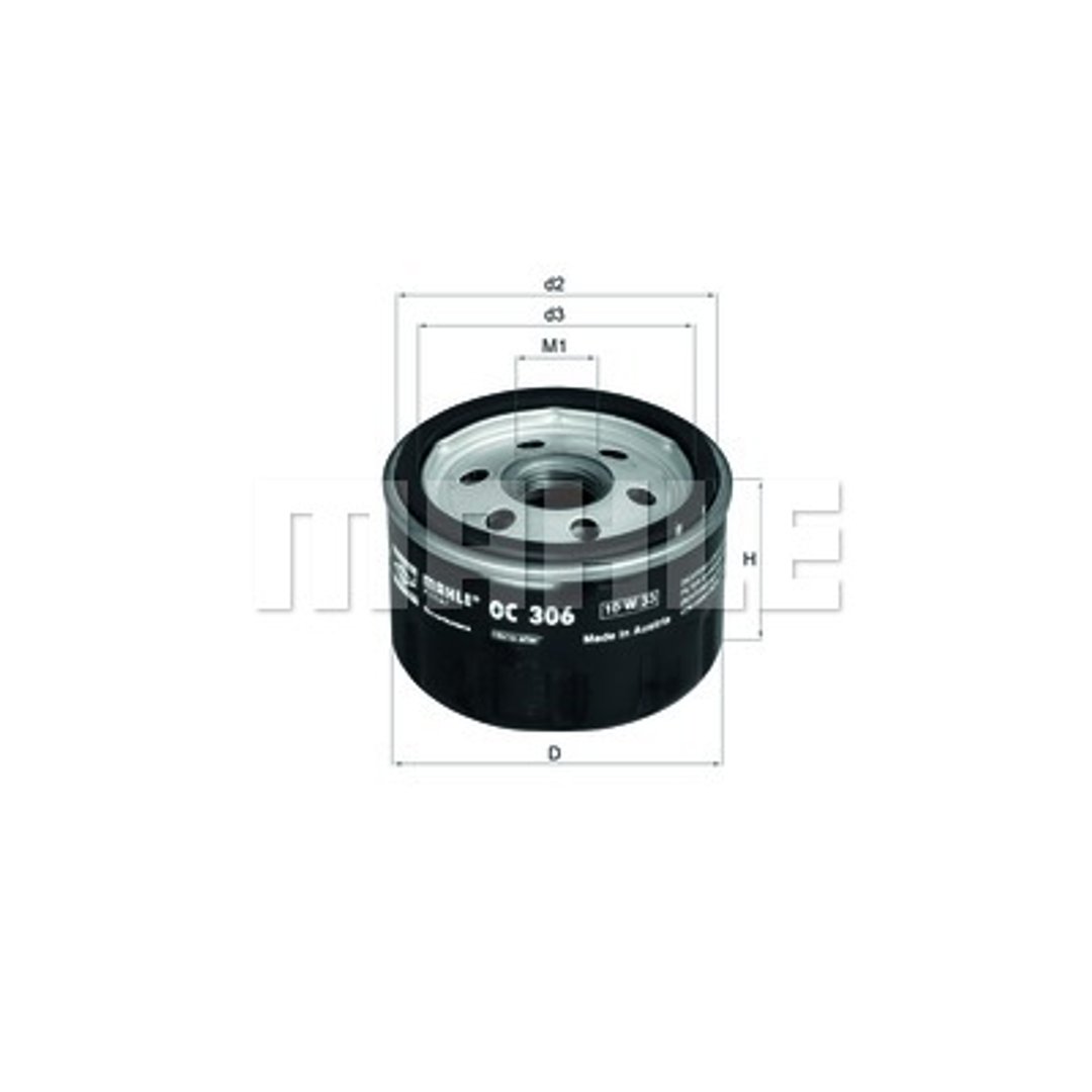 Knecht Filtr oleju OC 306