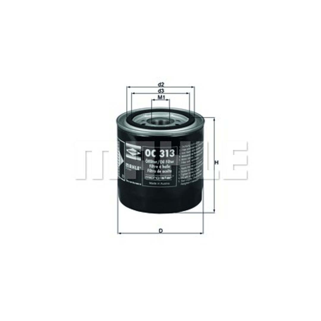 Filtr oleju KNECHT OC 313