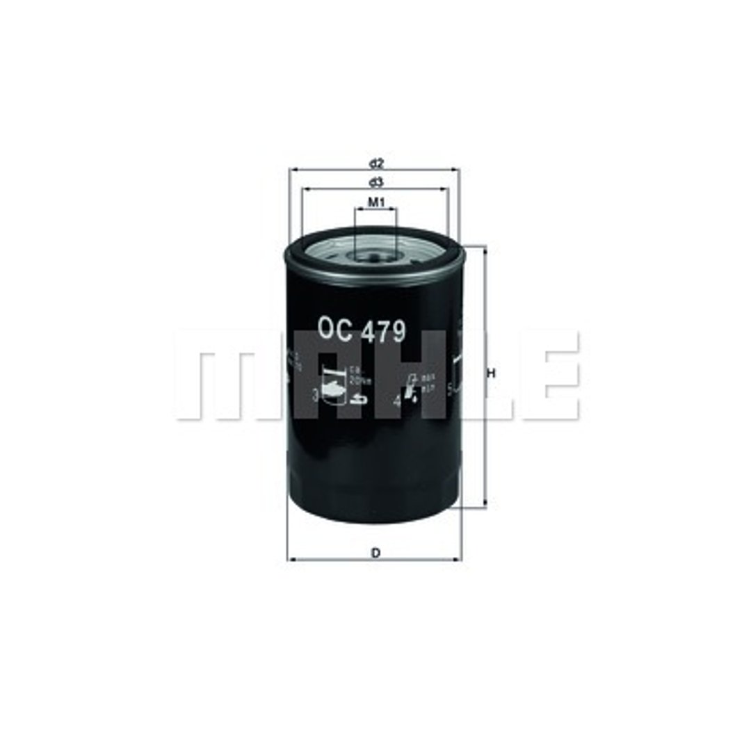 Filtr oleju MAHLE OC 479