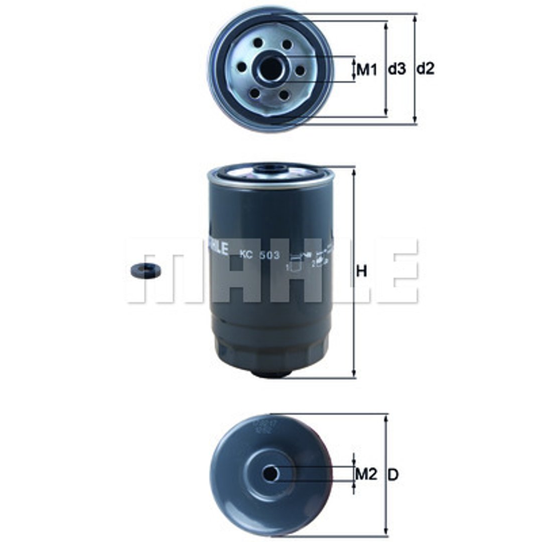 Filtr paliwa Mahle KC 503D