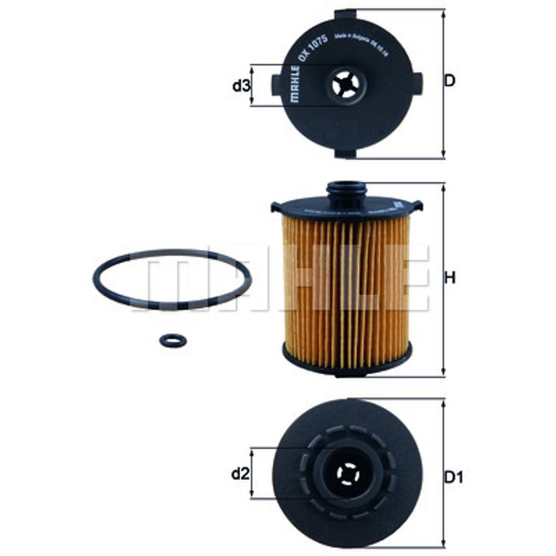 Knecht Filtr oleju OX 1075D OX 1075D