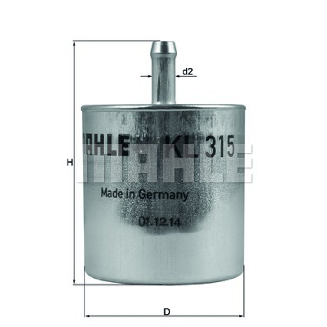 MAHLE mahle oryginalnych KL 315 filtr paliwa KL 315