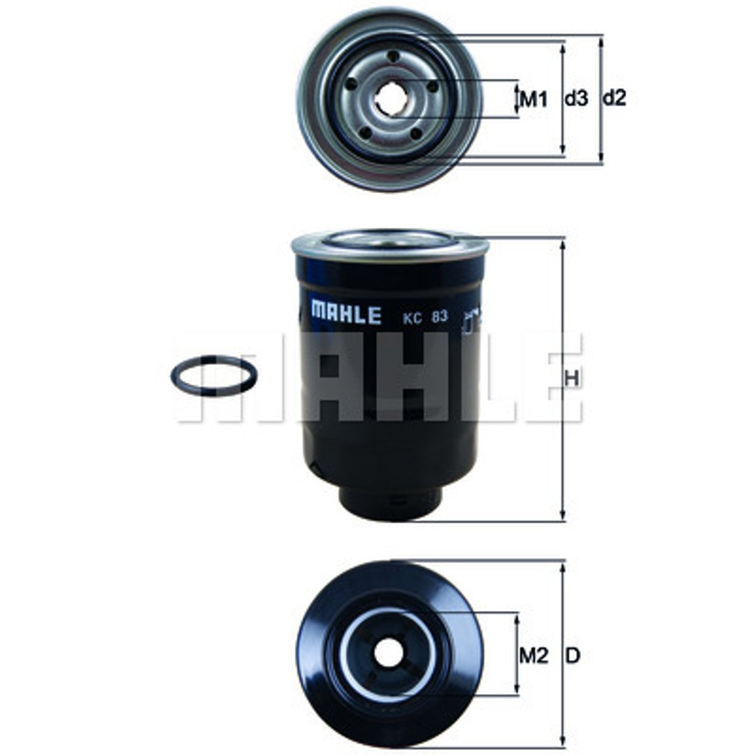 KNECHT Filtr paliwa KC 83D