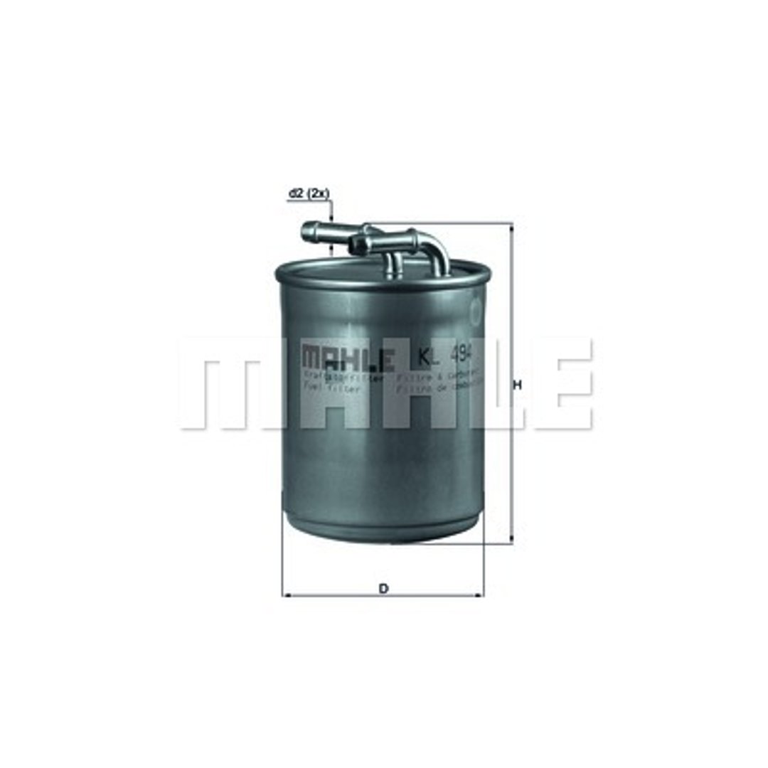 KNECHT Filtr paliwa KL 494