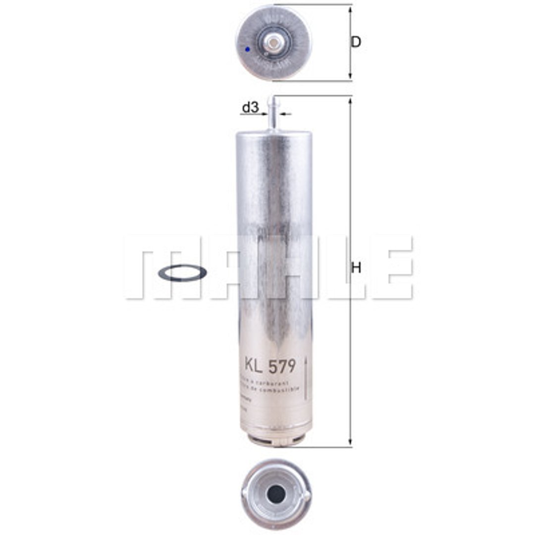 KNECHT Filtr paliwa KL 579D