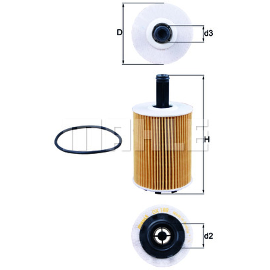 Knecht Filtr Oleju OX 188D
