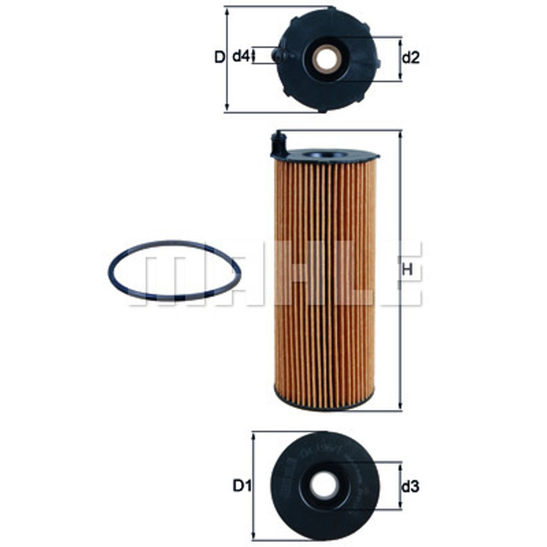 Filtr oleju Mahle OX 196/1D1