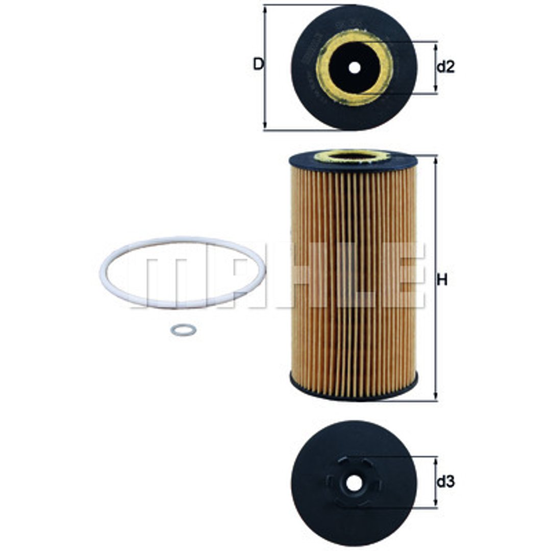 Mahle FILTR OLEJU KNECHT OX 358 D ECO OX 358D