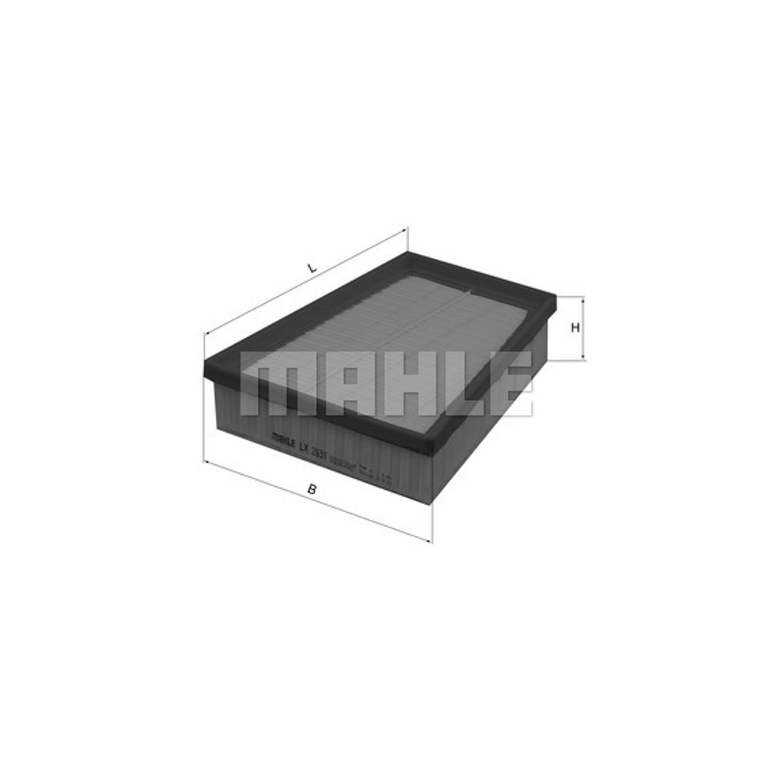 Mahle LX2631 - Filtr powietrza - Najta