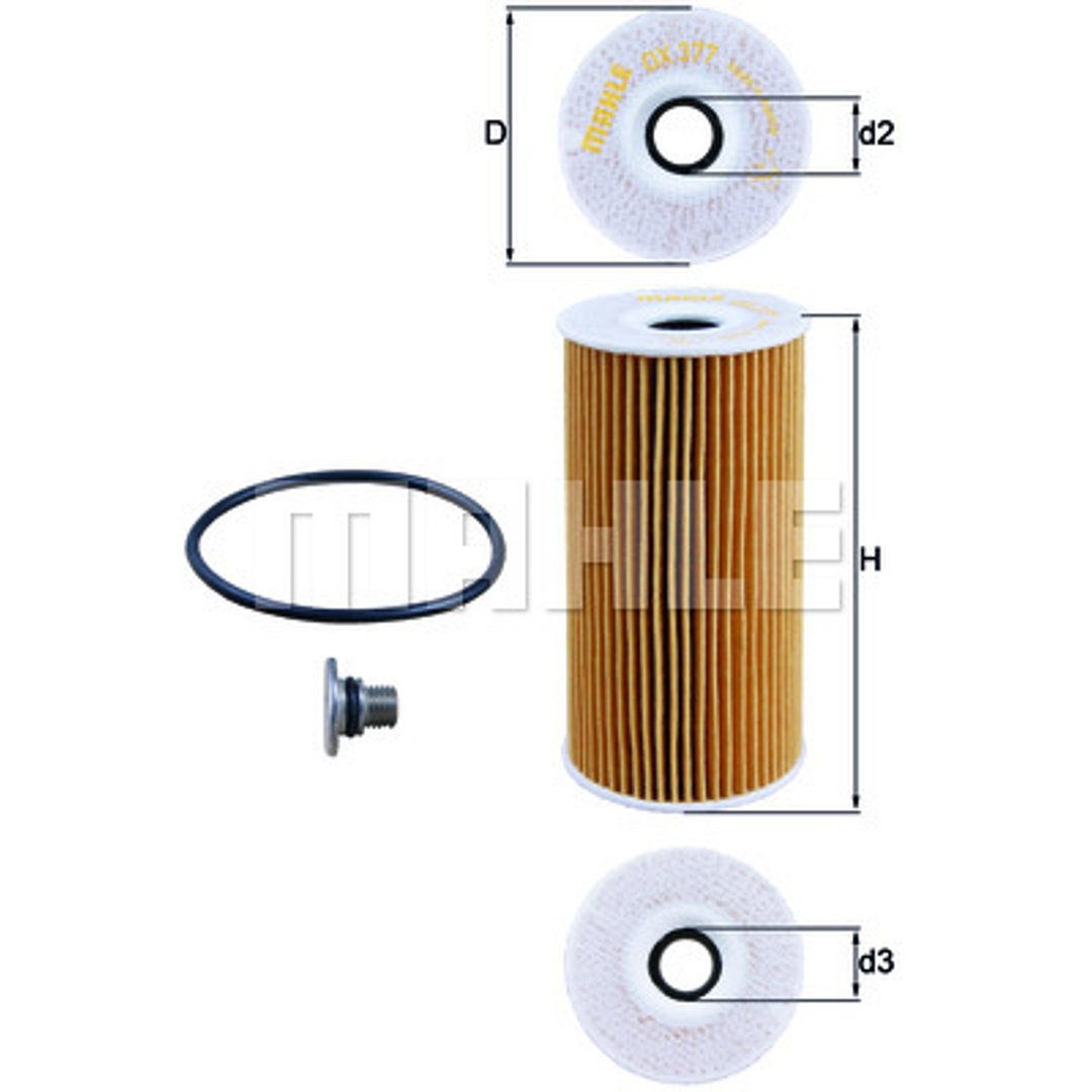 KNECHT Filtr Oleju OX 377D