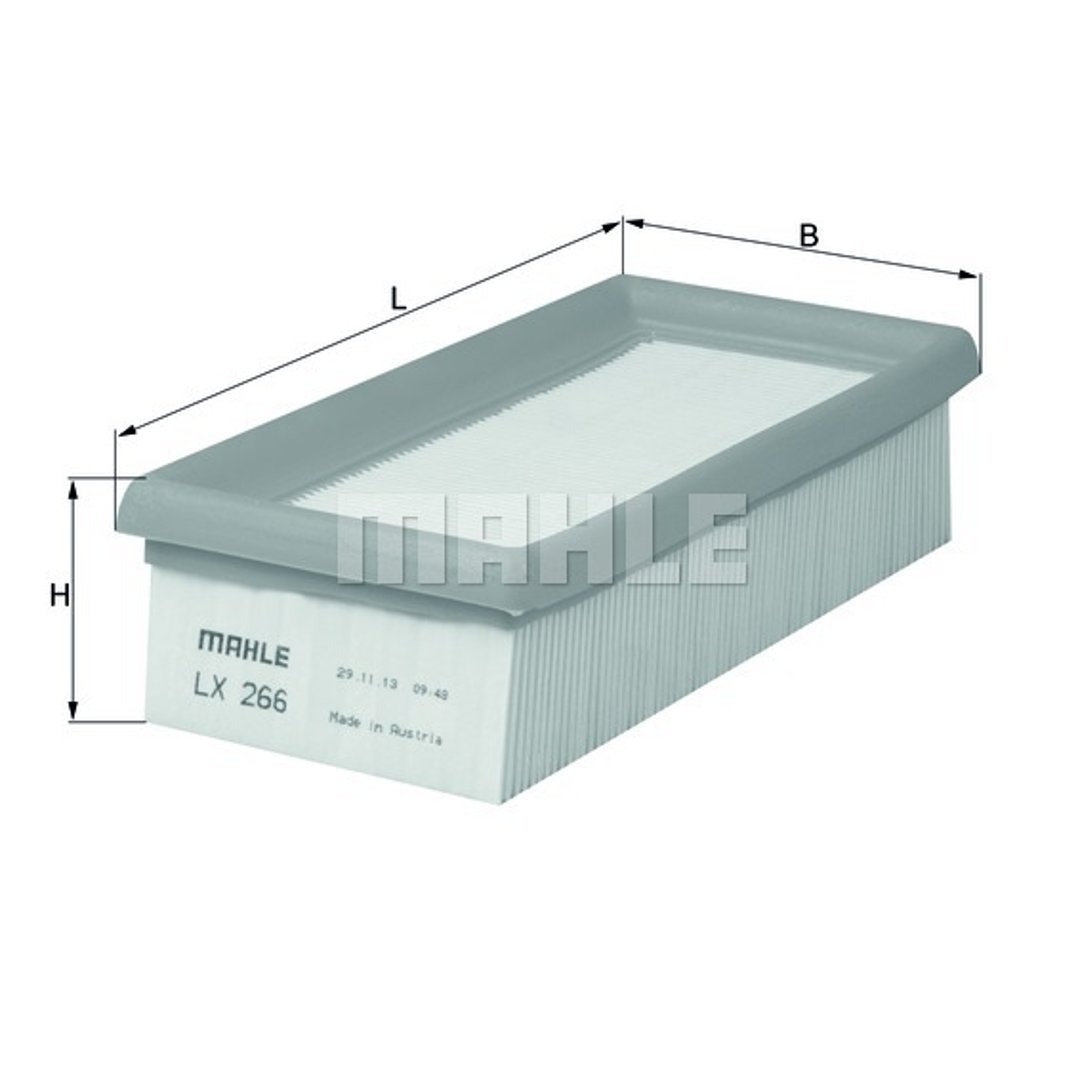 Mahle Knecht mahle knecht LX 266 filtr powietrza LX 266