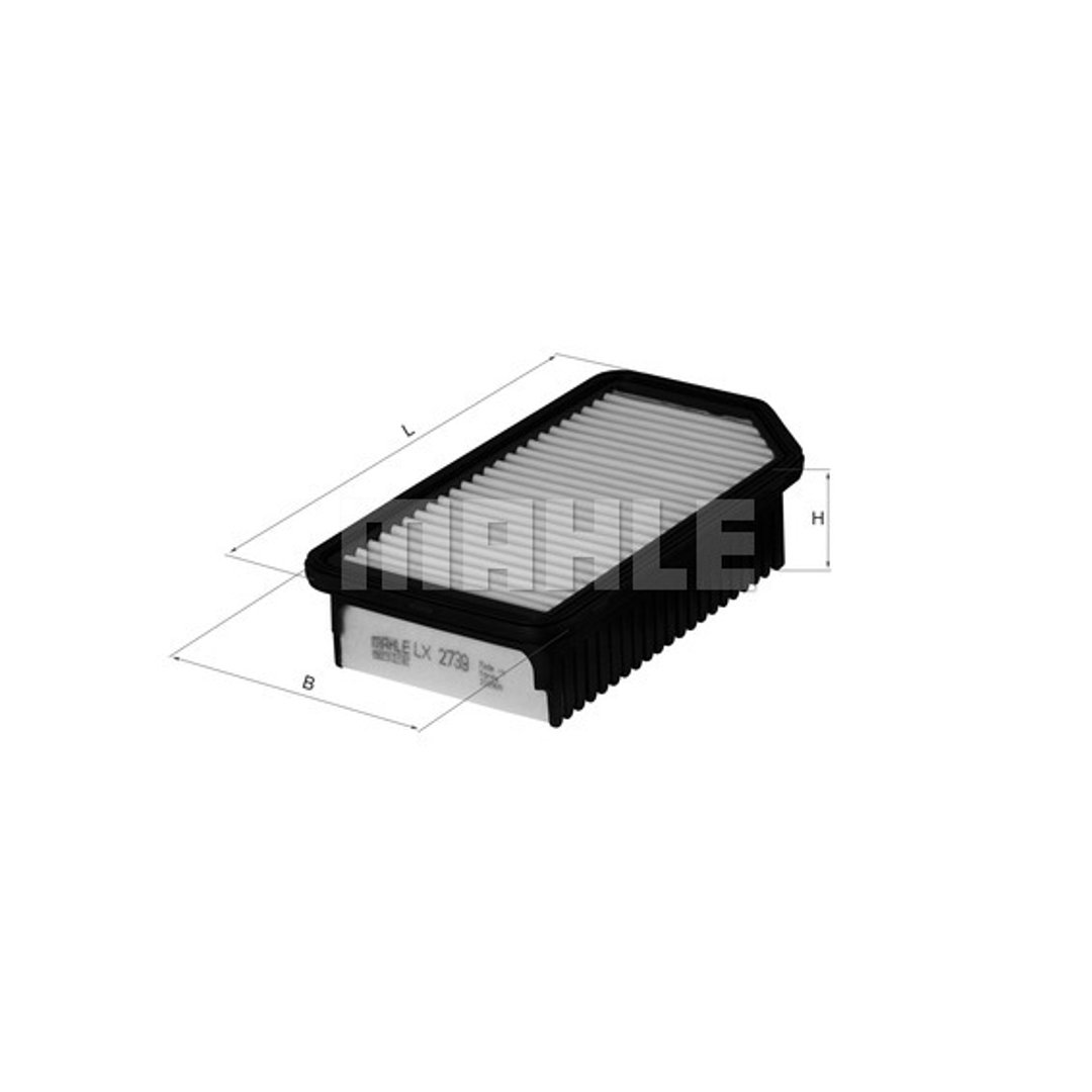 Mahle LX2739 - Filtr powietrza - Hurtownia Filtr