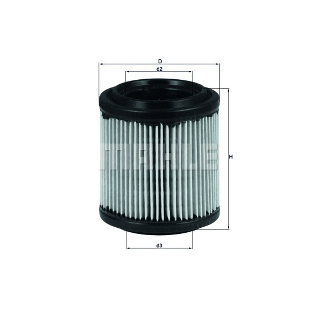 Mahle LX279 - Filtr powietrza - Super Cena