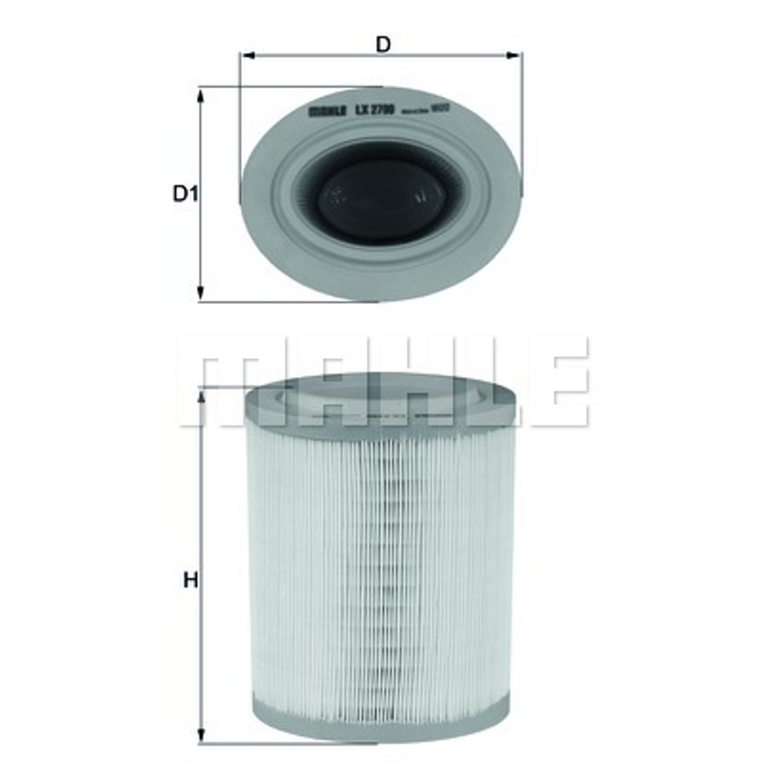Mahle LX2790 - Filtr powietrza - Najlepsza Cena