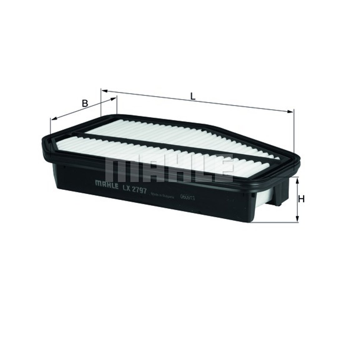 Mahle knecht LX 2797 filtr powietrza LX 2797
