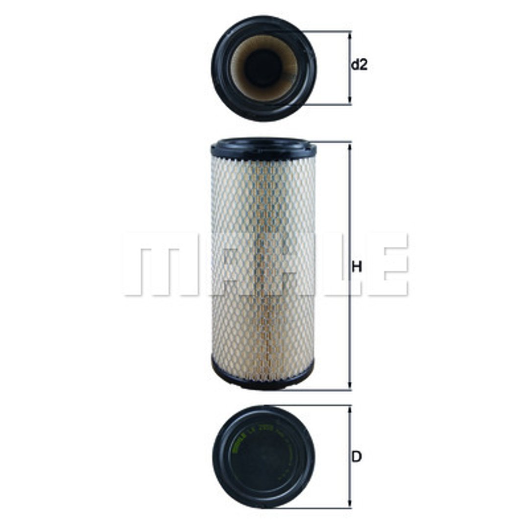 Mahle knecht LX 2959 filtr powietrza LX 2959