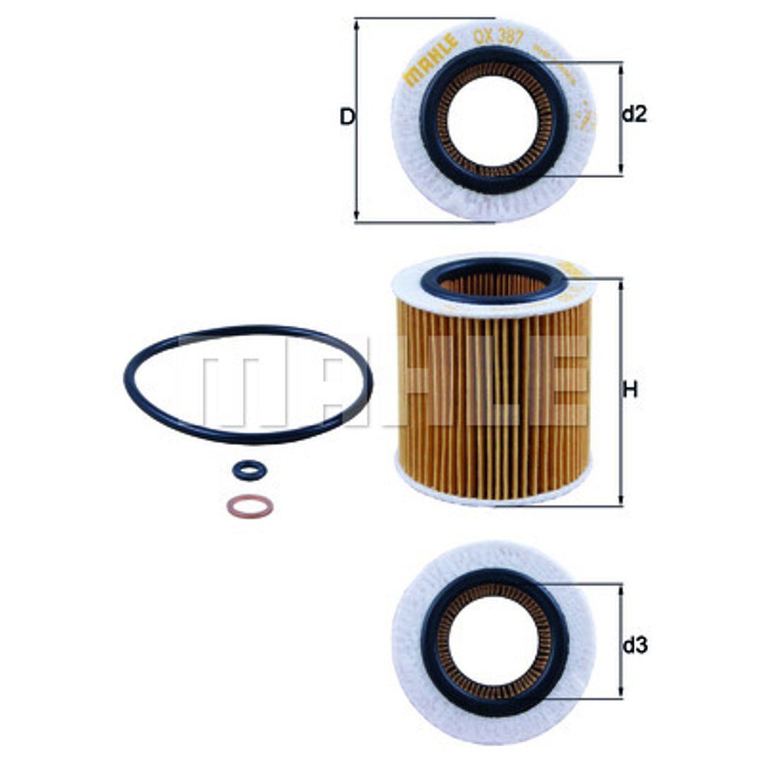 Knecht Filtr Oleju OX 387D