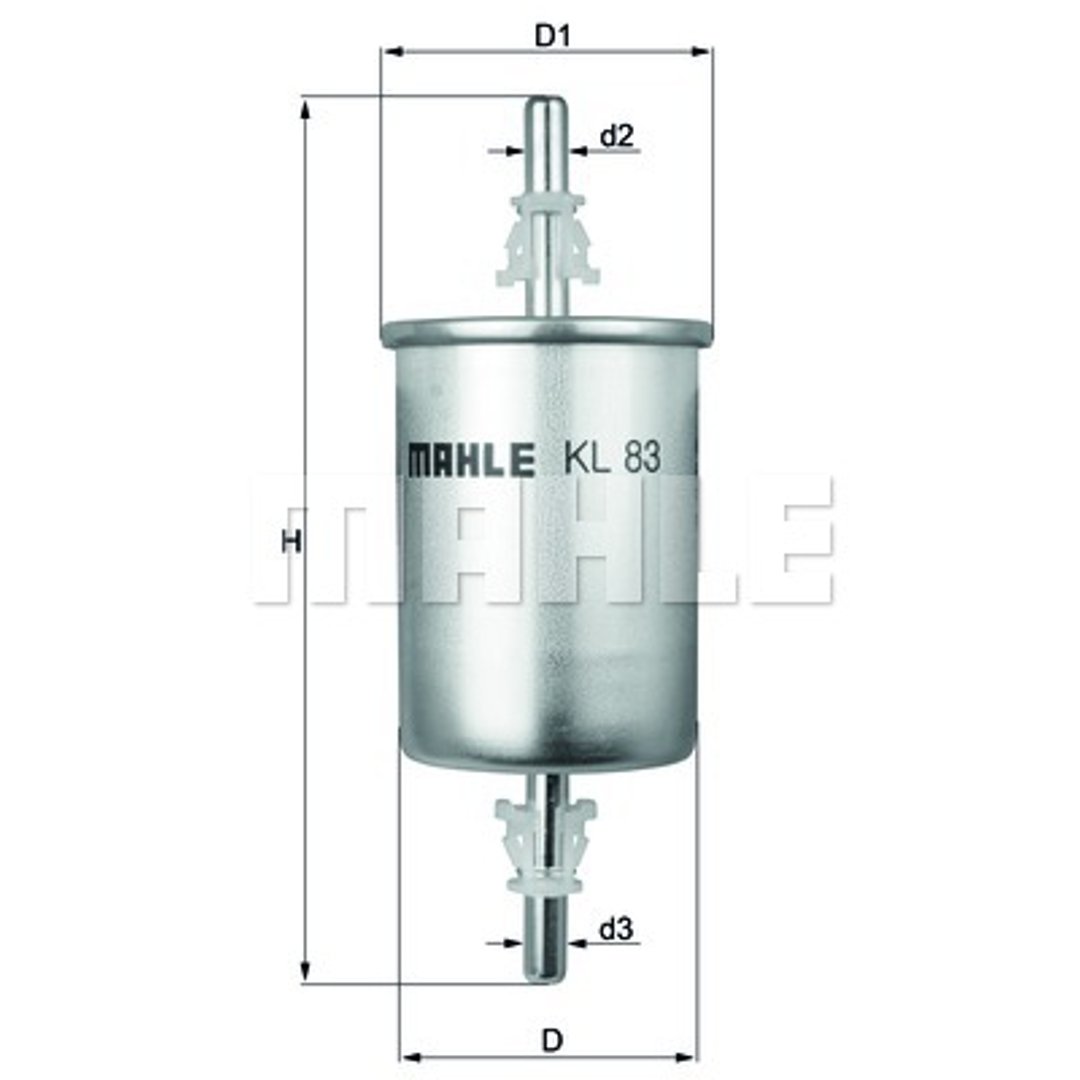 MAHLE KL 83 Filtr paliwa