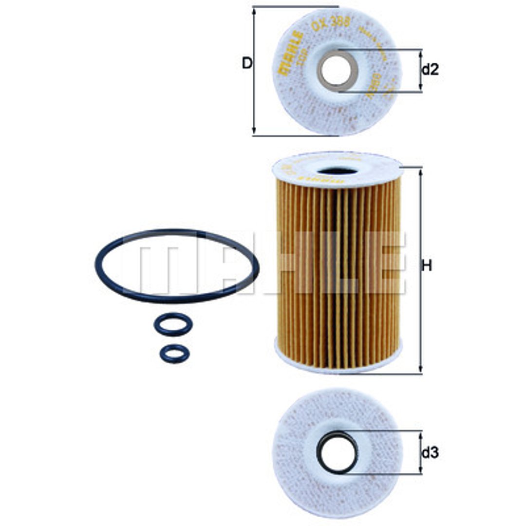KNECHT Filtr Oleju OX 388D