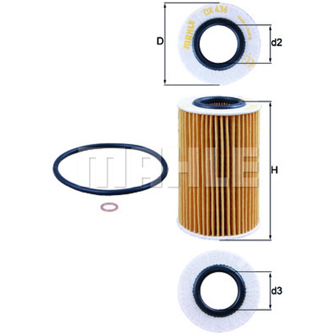 KNECHT Filtr Oleju OX 436D