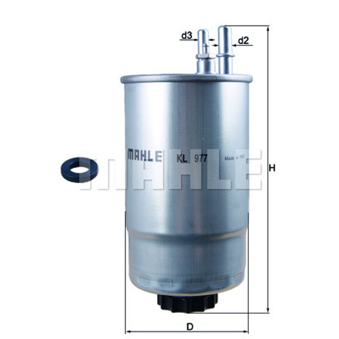 KNECHT Filtr paliwa KL 977D KL 977D