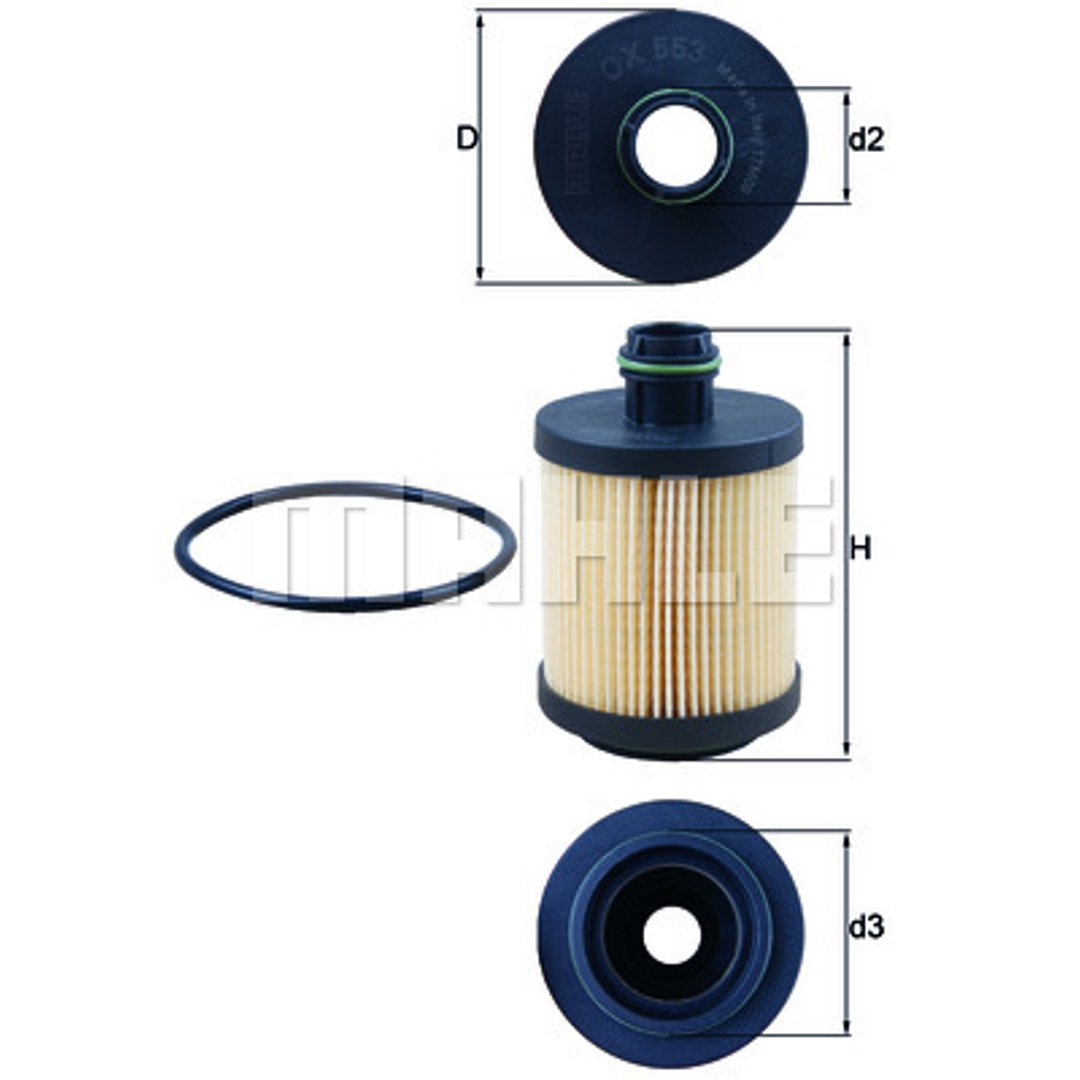 KNECHT Filtr Oleju OX 553D