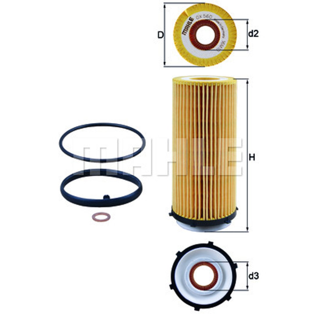 KNECHT Filtr Oleju OX 560D
