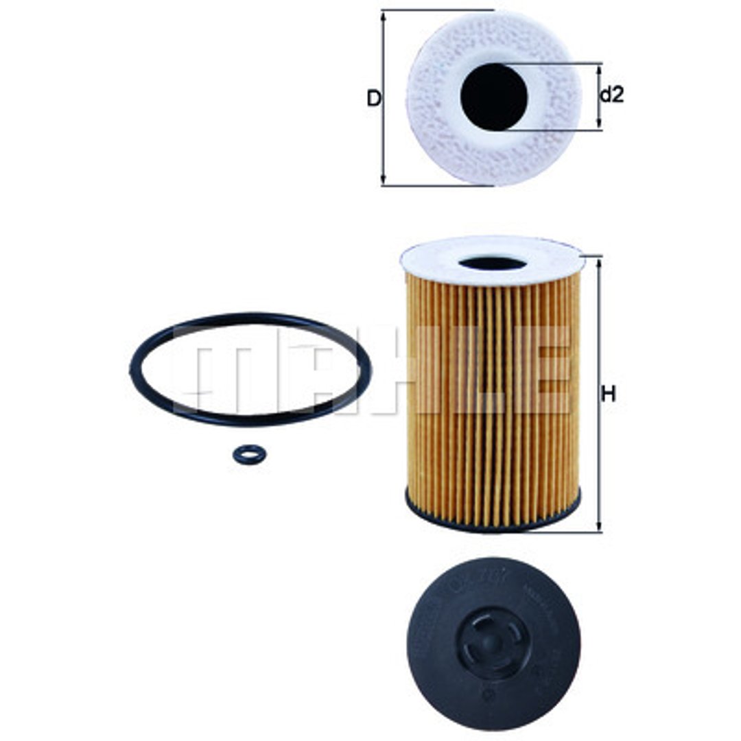 Knecht Filtr oleju OX 787D