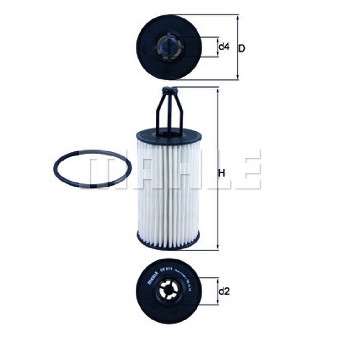 Knecht Filtr oleju OX 814D