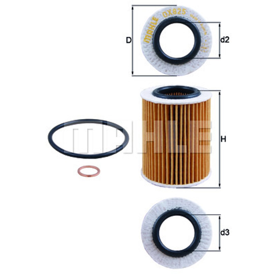 Knecht Filtr oleju OX 825D