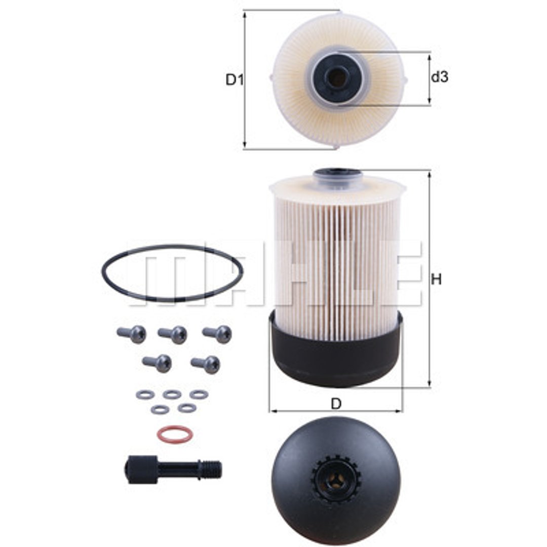 Mahle FILTR PALIWA KNECHT KX 338/22D RENAULT MASTER 2,3DCI 13 KX 338/22D