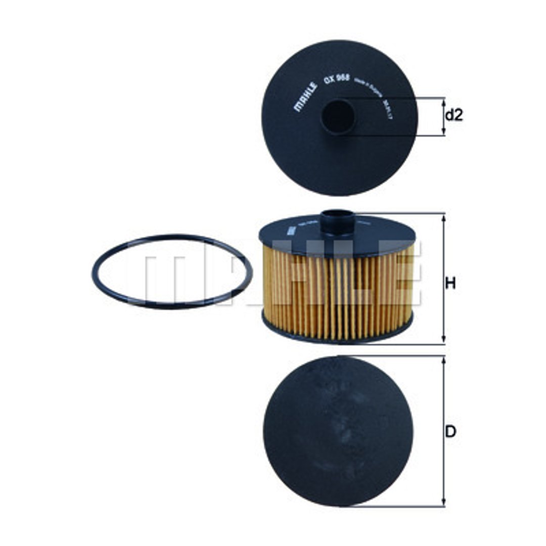 Knecht Filtr oleju OX 968D