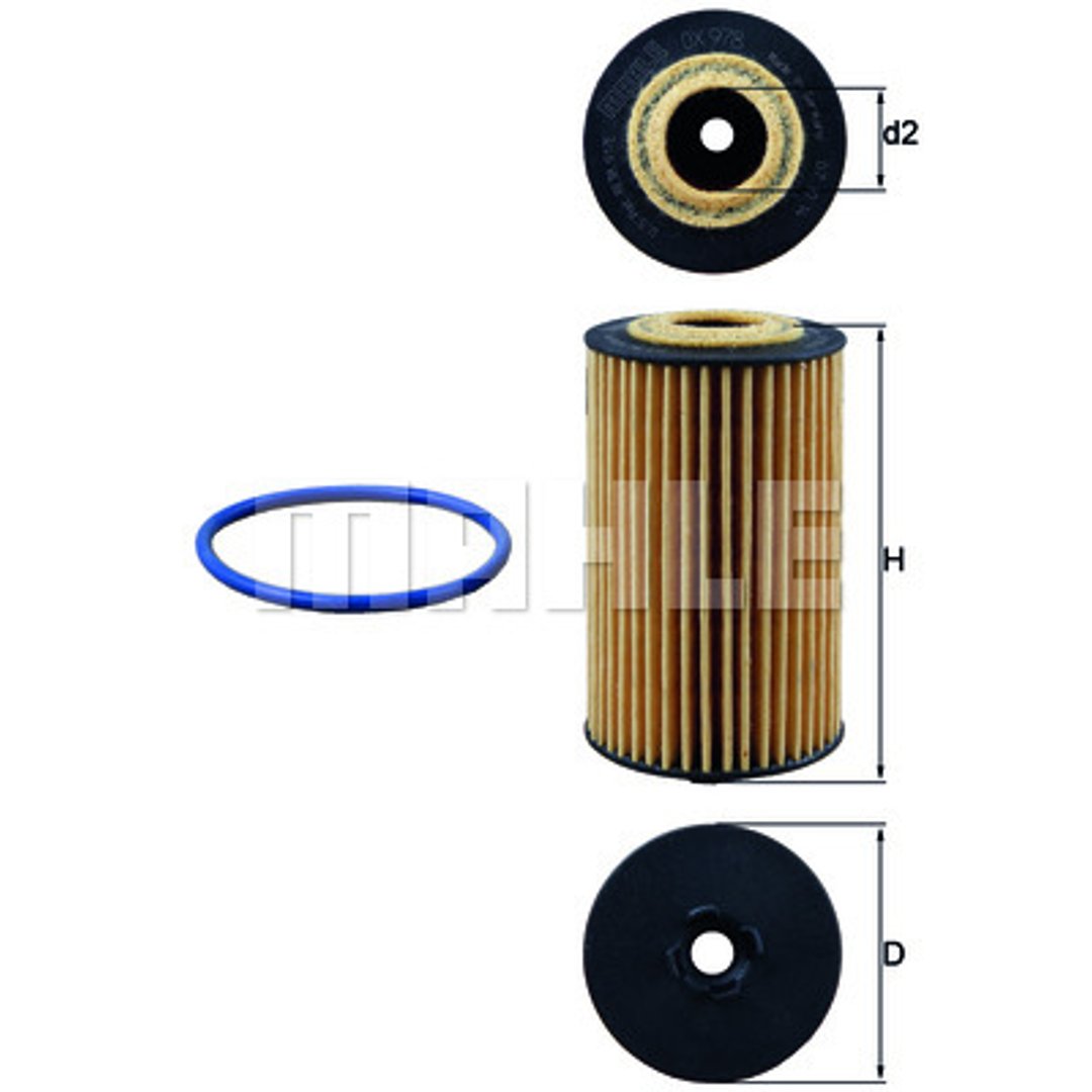 Knecht Filtr oleju OX 978D