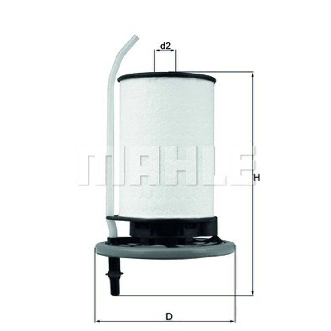 KNECHT Filtr paliwa KX 398