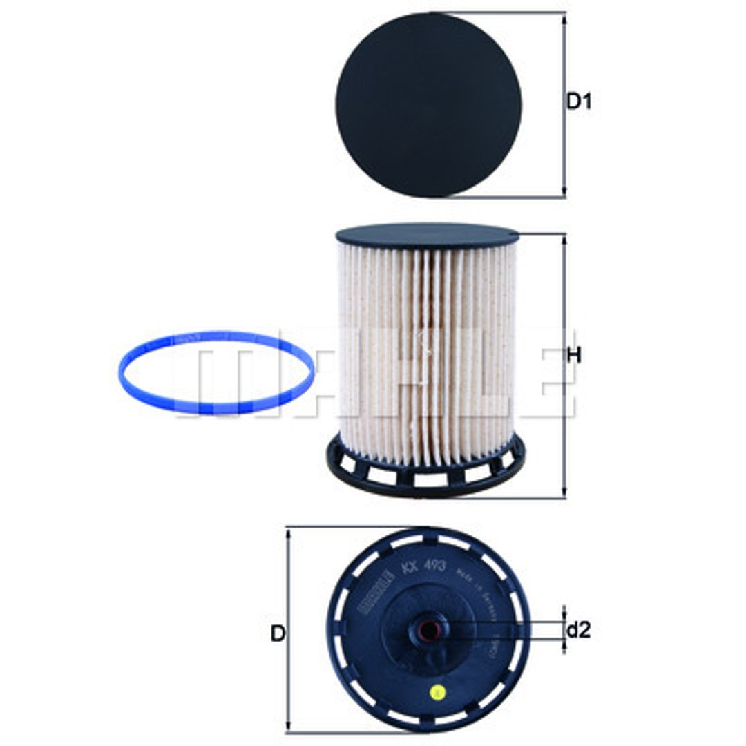 MAHLE ORIGINAL KX 491D ECO urządzenie wtryskowe