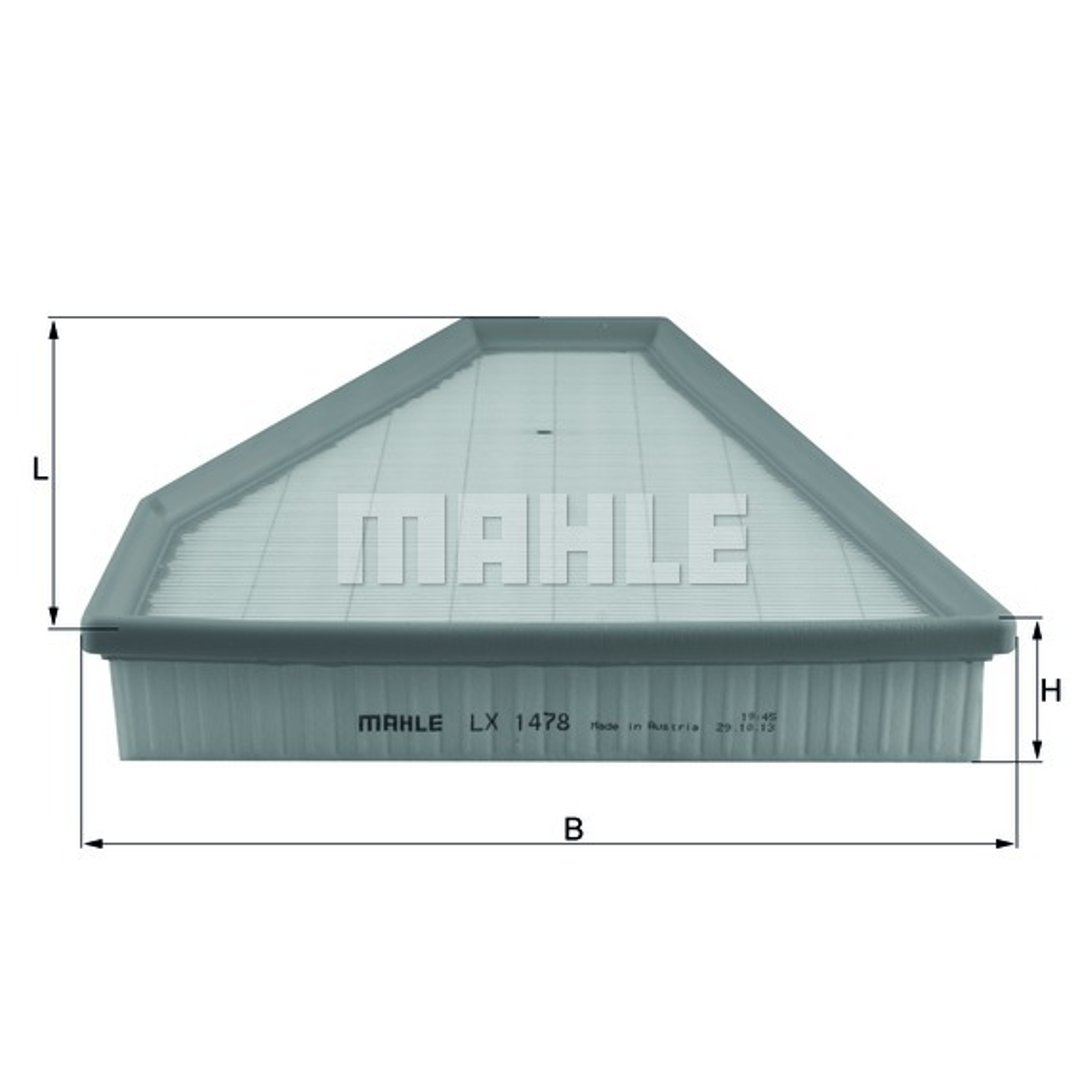 Mahle LX1478 - Filtr powietrza - Promocja