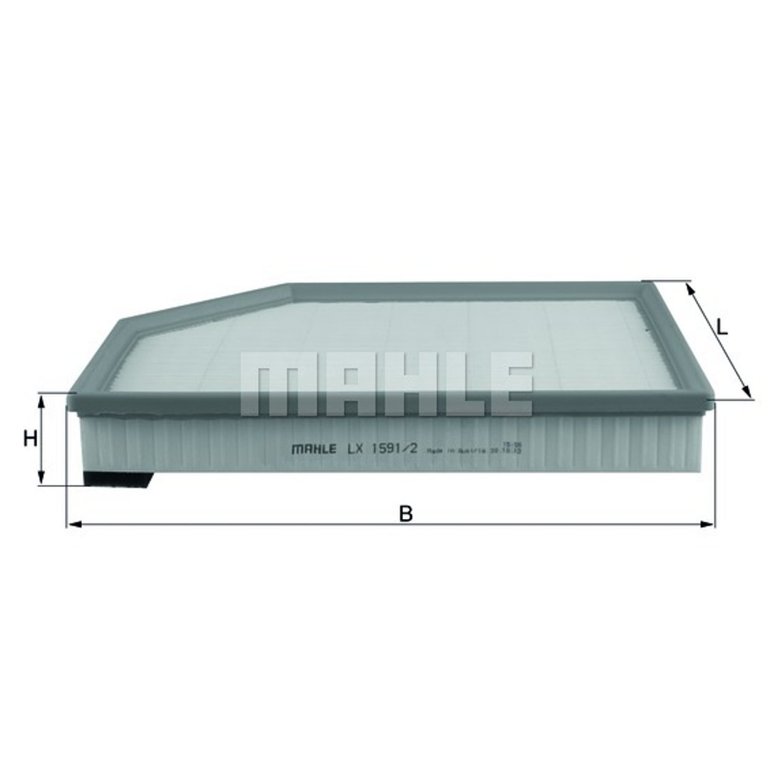 Knecht Filtr powietrza LX 1591/2 LX 1591/2