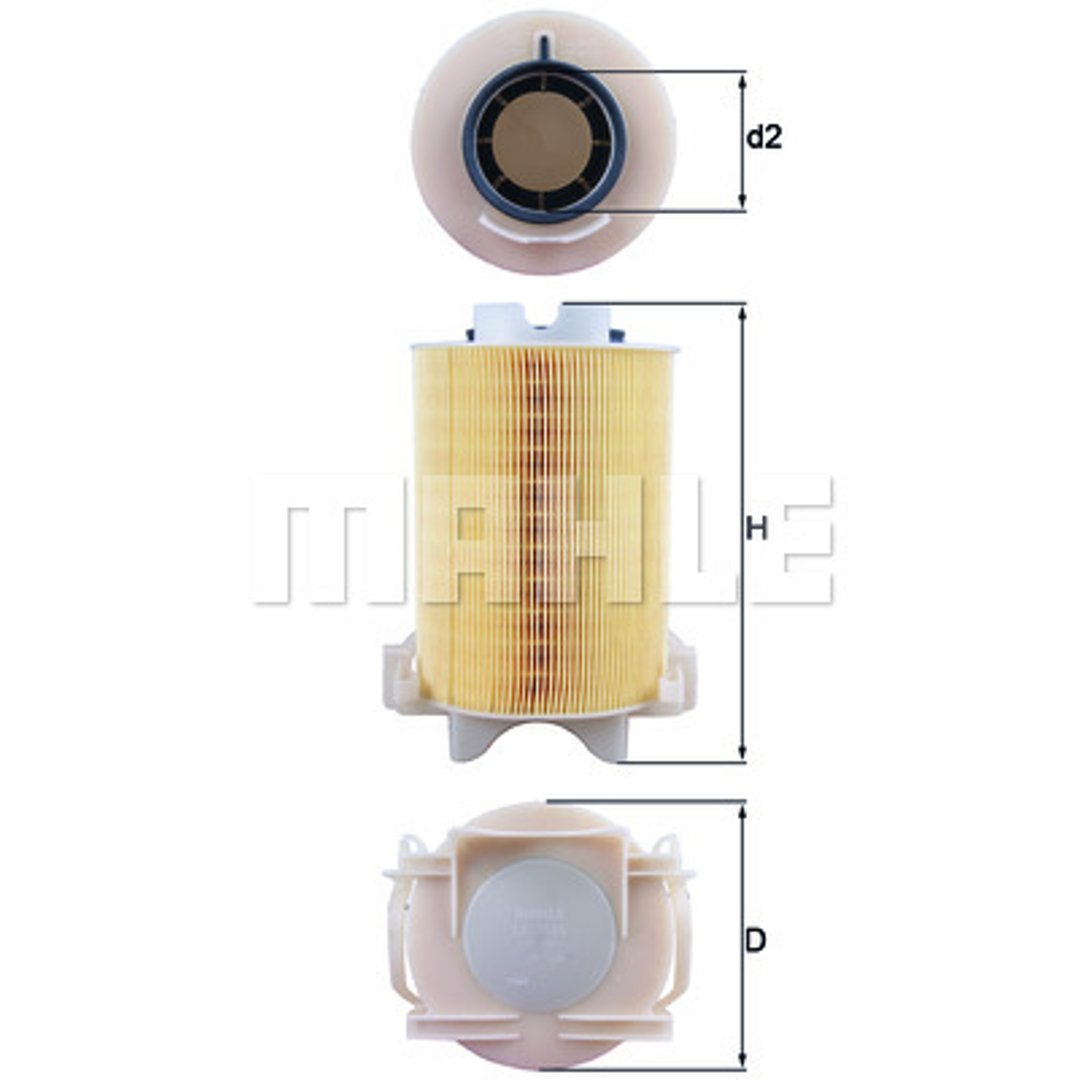 Mahle ORIGINAL Filtr powietrza LX 1566